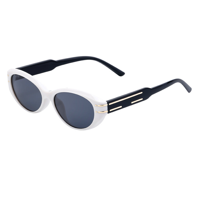 Korean Oval Polarized Sunglasses for Women – Trendy Street Style, UV Protection