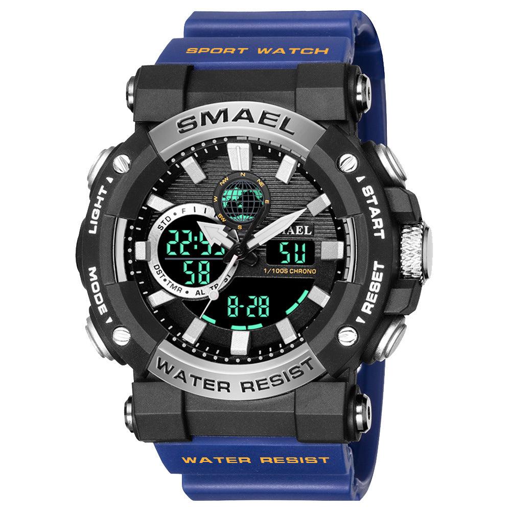 SMAEL Multifunctional Waterproof Analog Digital Watch For Men 8048