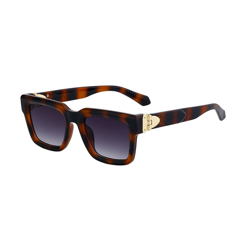 High-End Square Frame Polarized Sunglasses for Men – Luxury Style, UV Protection
