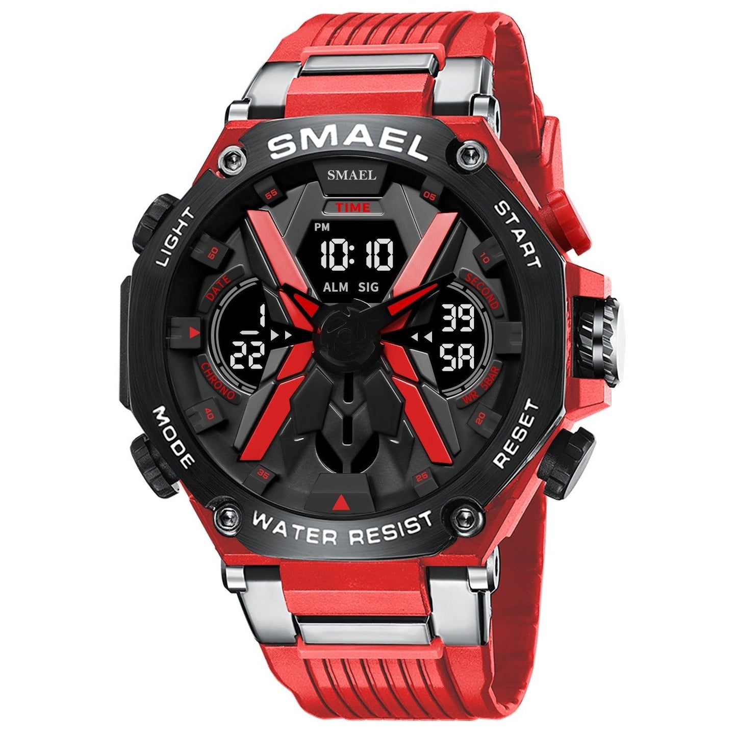 SMAEL Analog Digital Multifunctional watch For Men 8087