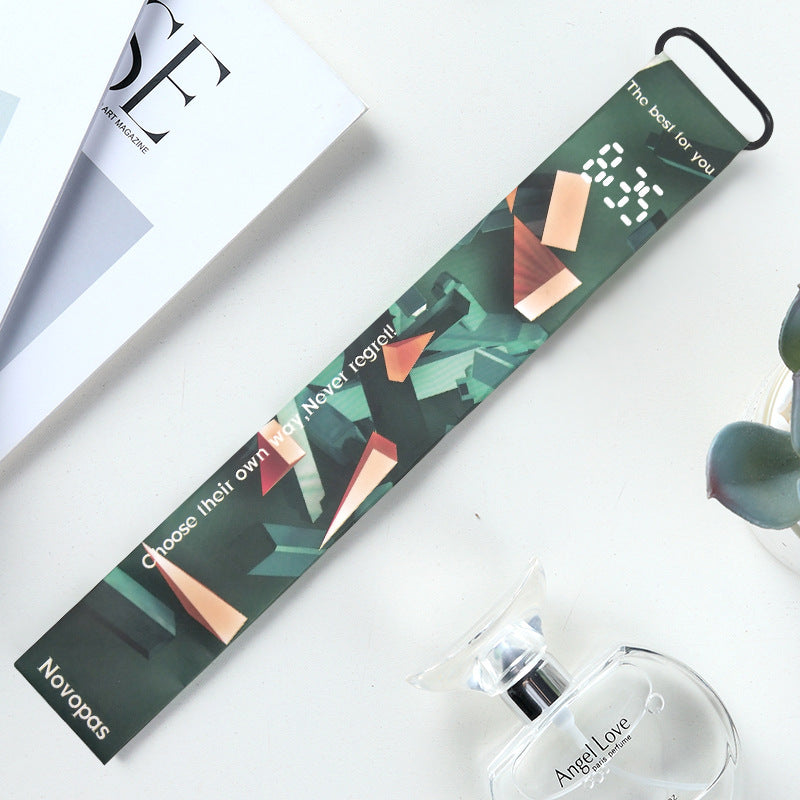 Trendy Paper Watch for Boys – Lightweight Digital Student Gift | Creative Design