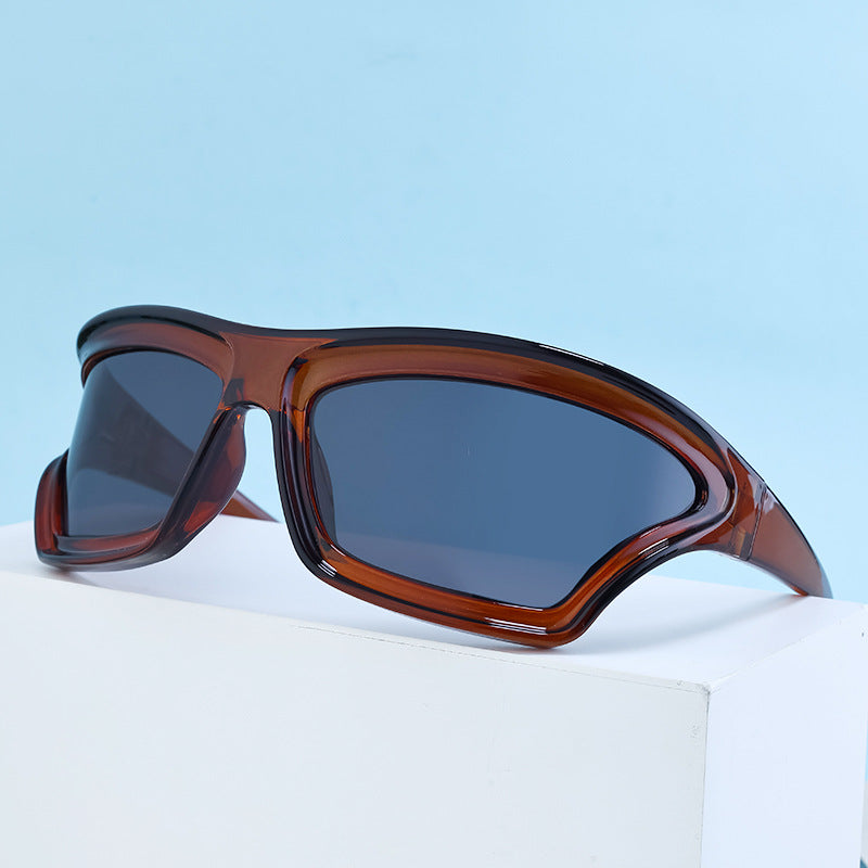 Women's Round Frame Fashion Sunglasses – High-End UV Protection Shades