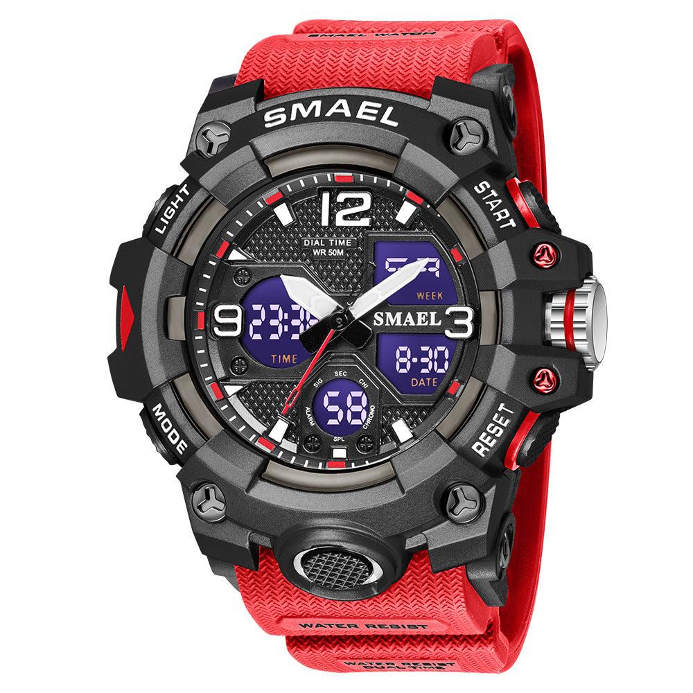 SMAEL Analog Digital Outdoor Sports Watch For Men 8008