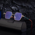 Men’s Polygonal Sunglasses – High-End Fashion Shades with UV Protection