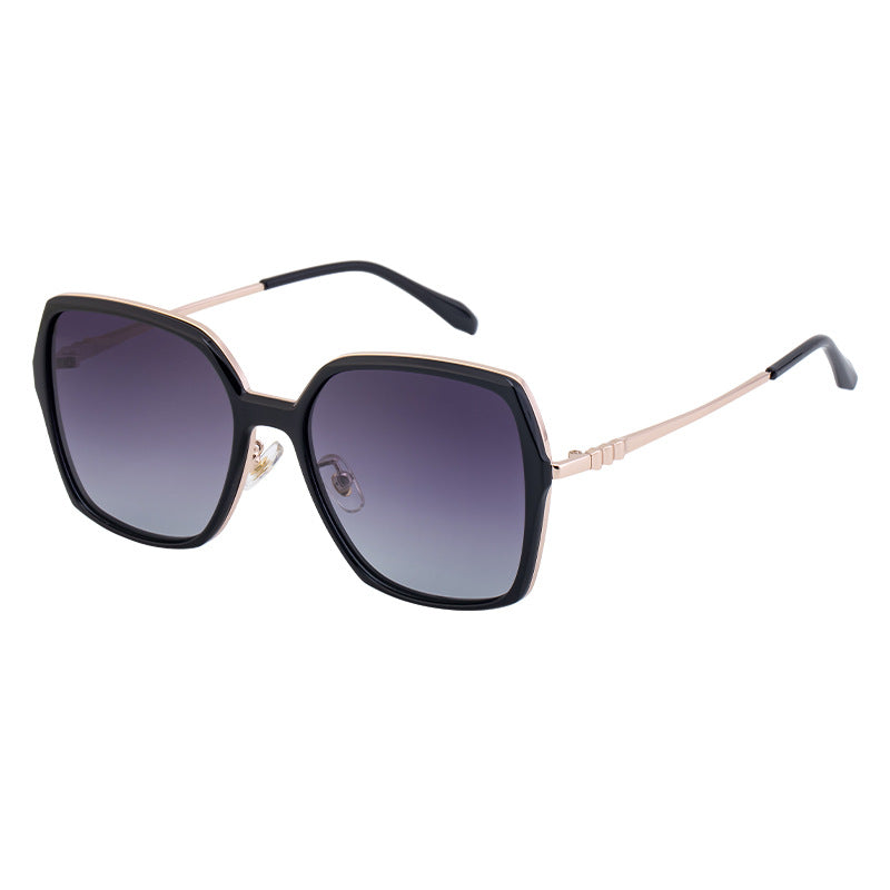 Trendy Square Polarized Sunglasses for Women – UV Protection