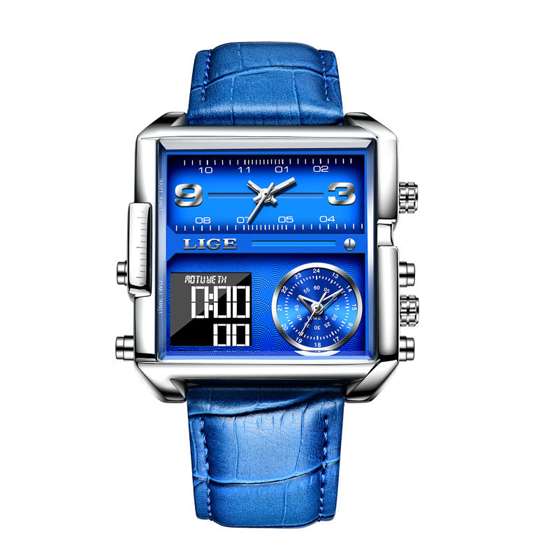 Lige Analog Digital Luxury watch for Men 8925