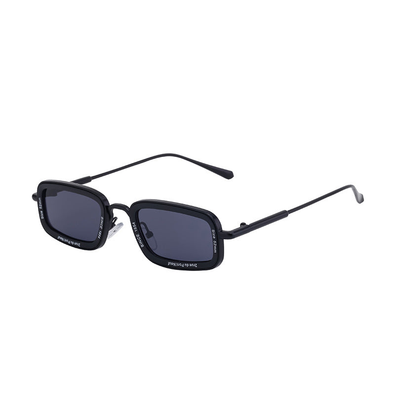 Women's Retro Square Sunglasses – Small Frame, High-End Fashion Shades