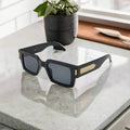 Classic Square Black Wayfarer Sunglasses For Unisex-SunglassesCraft