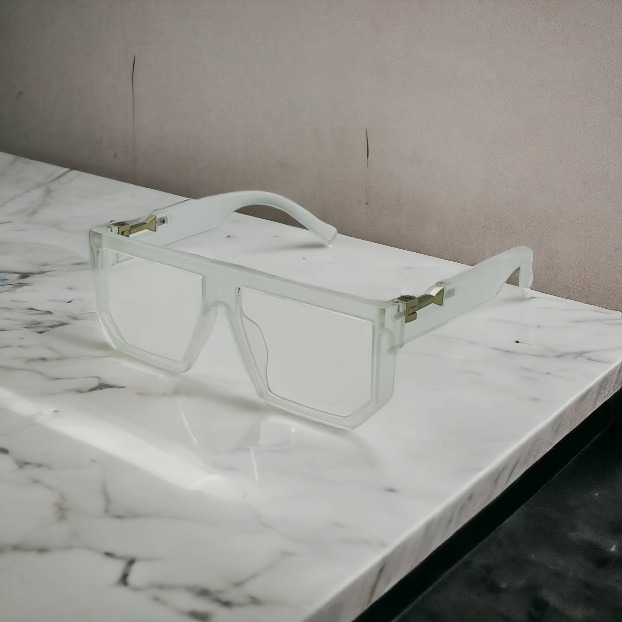 Fashion Brand Retro Punk Square Jelly Color Sunglasses For Unisex-SunglassesCraft