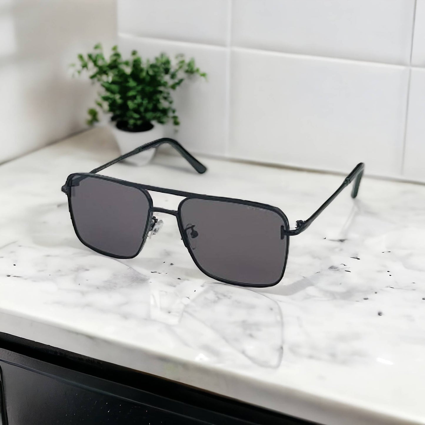 Classic Small Square Shape Vintage Korean Sunglasses For Unisex-SunglassesCraft
