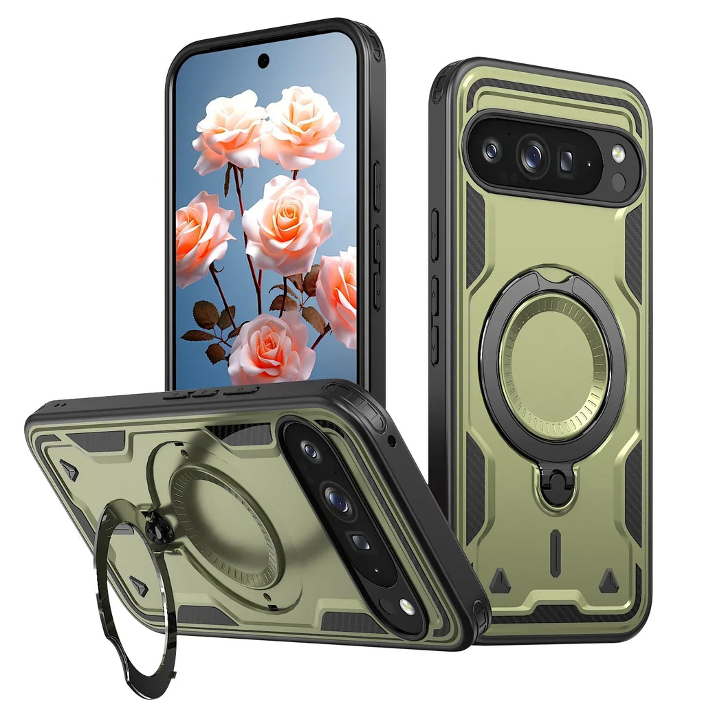 Magnetic Ring Case with 360° Grip