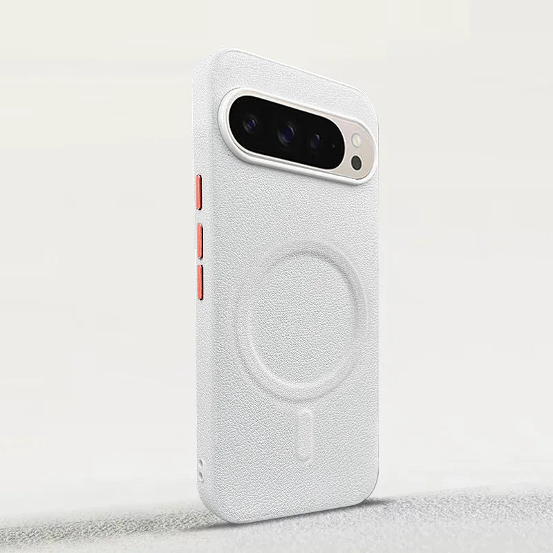 Magnetic Leather Case for Google Pixel Series