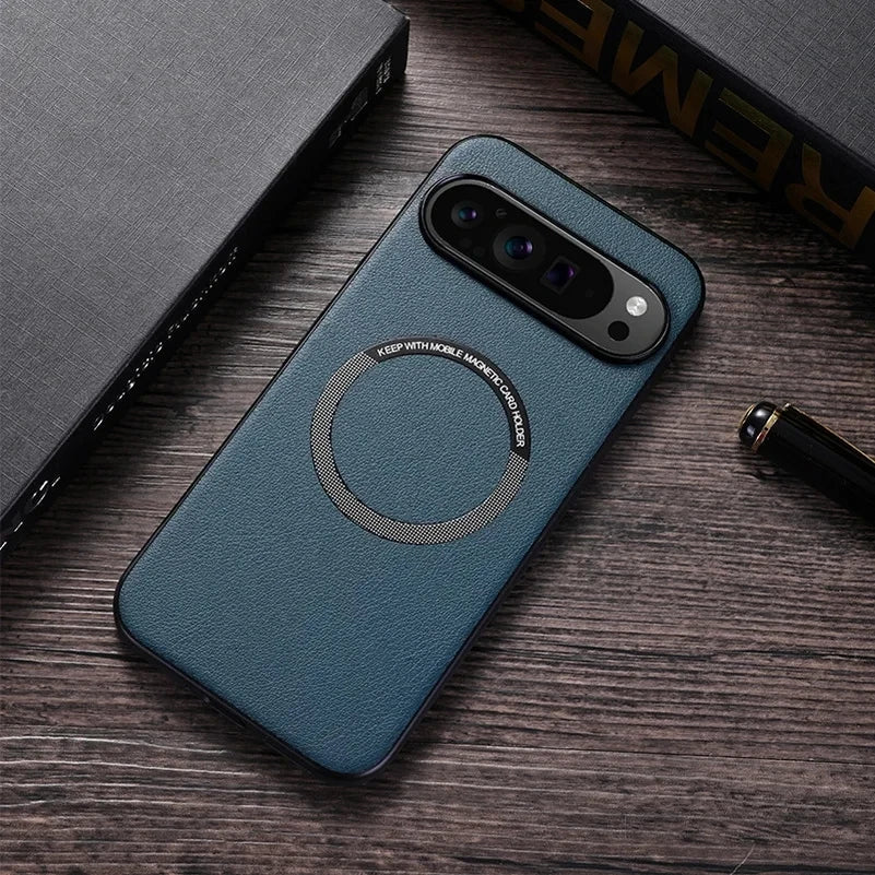 Leather Magnetic Case For Google Pixel 8 Series