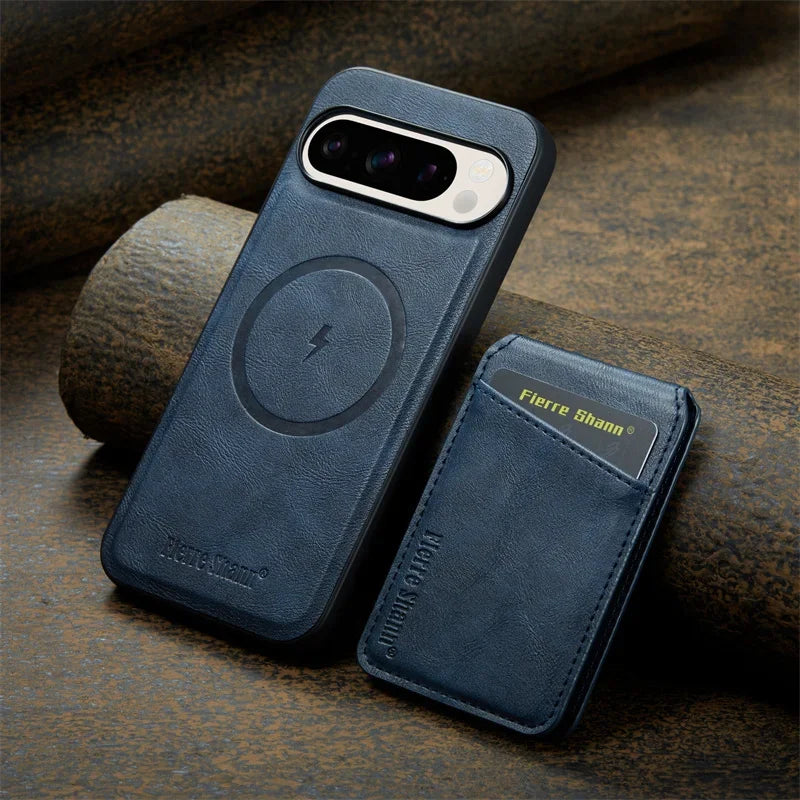 Magnetic Wallet Case with Stand For Pixel