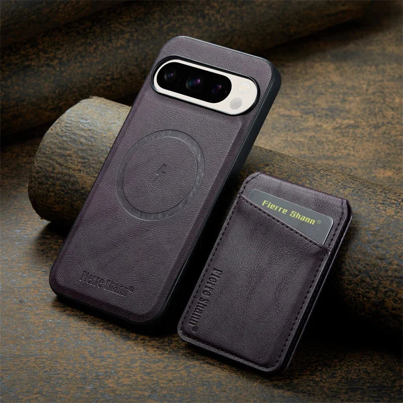 Magnetic Wallet Case with Stand For Pixel