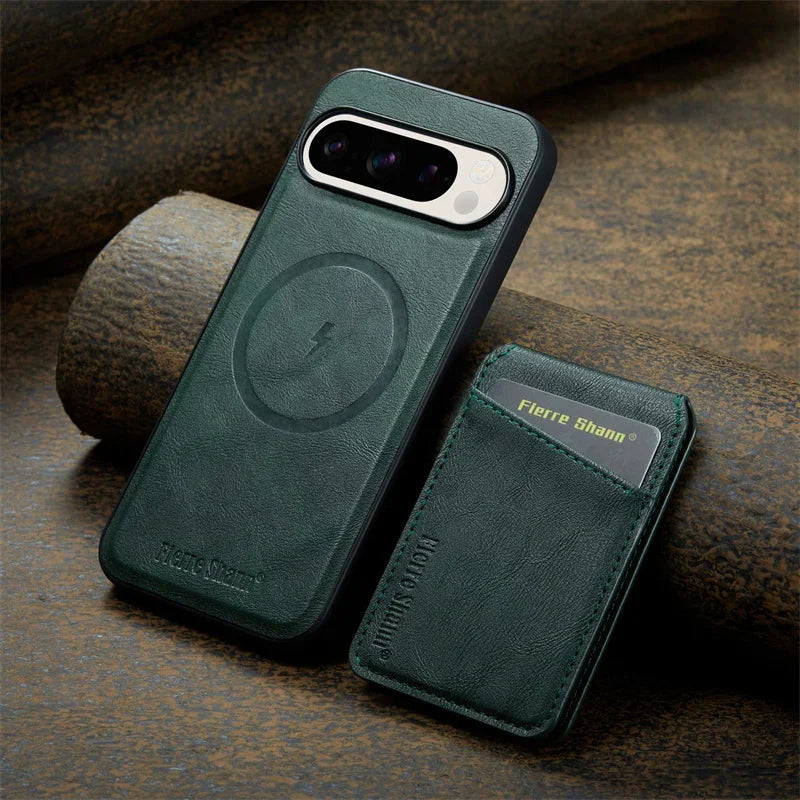 Magnetic Wallet Case with Stand For Pixel