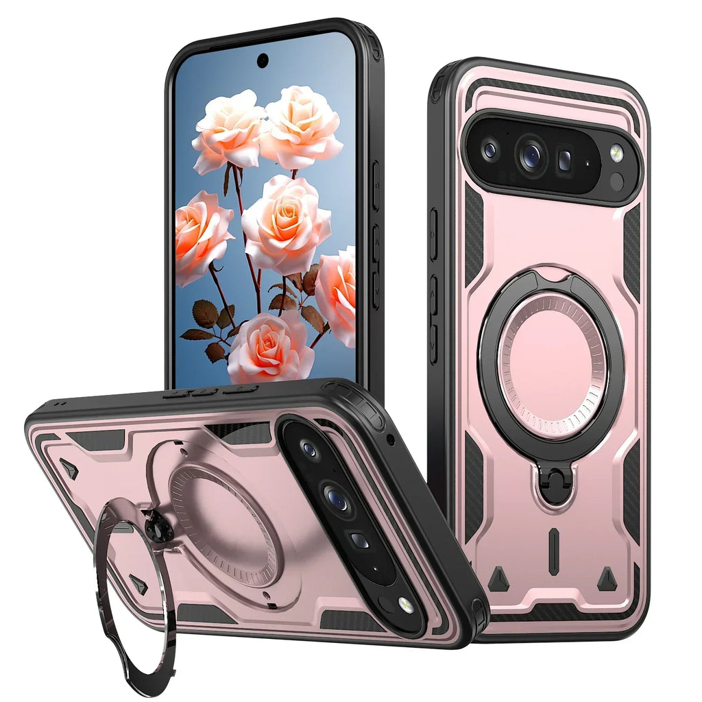 Magnetic Ring Case with 360° Grip