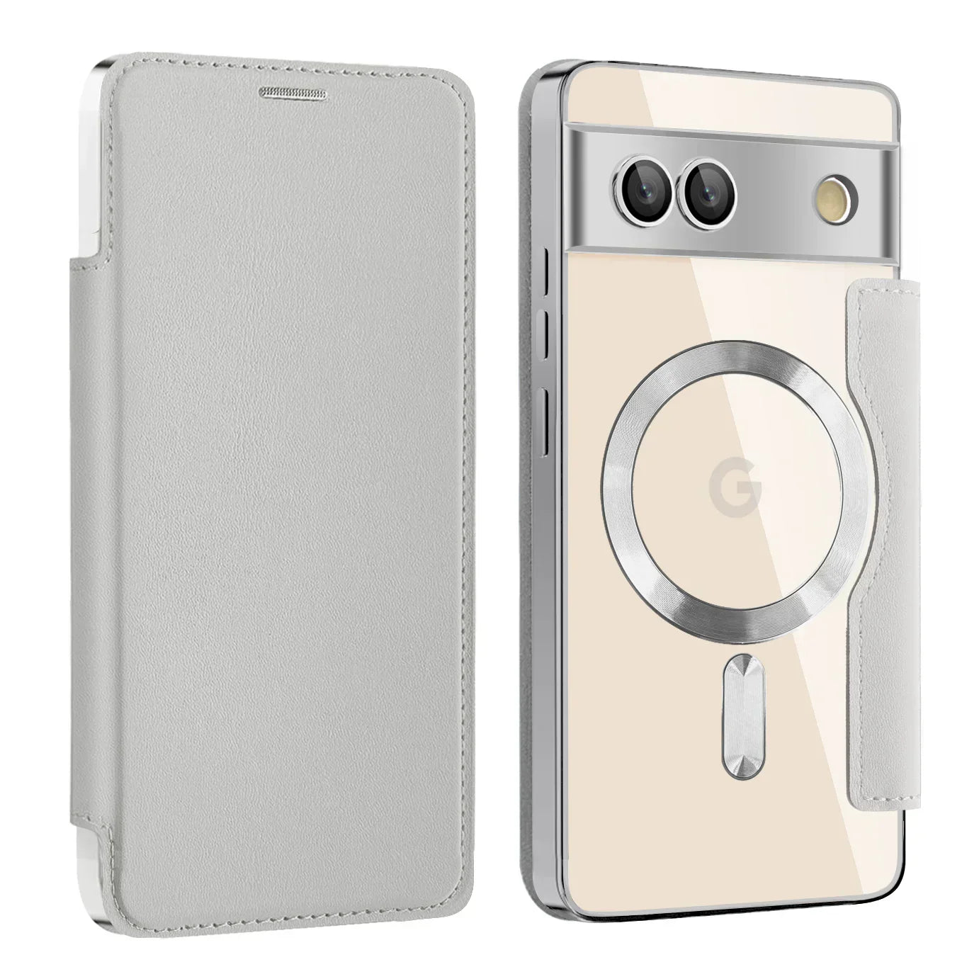 Leather Magsafe Wallet Case with Card Slot