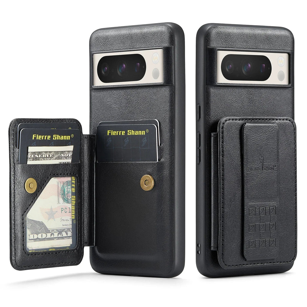Premium Google Pixel 8A Leather Wallet Case