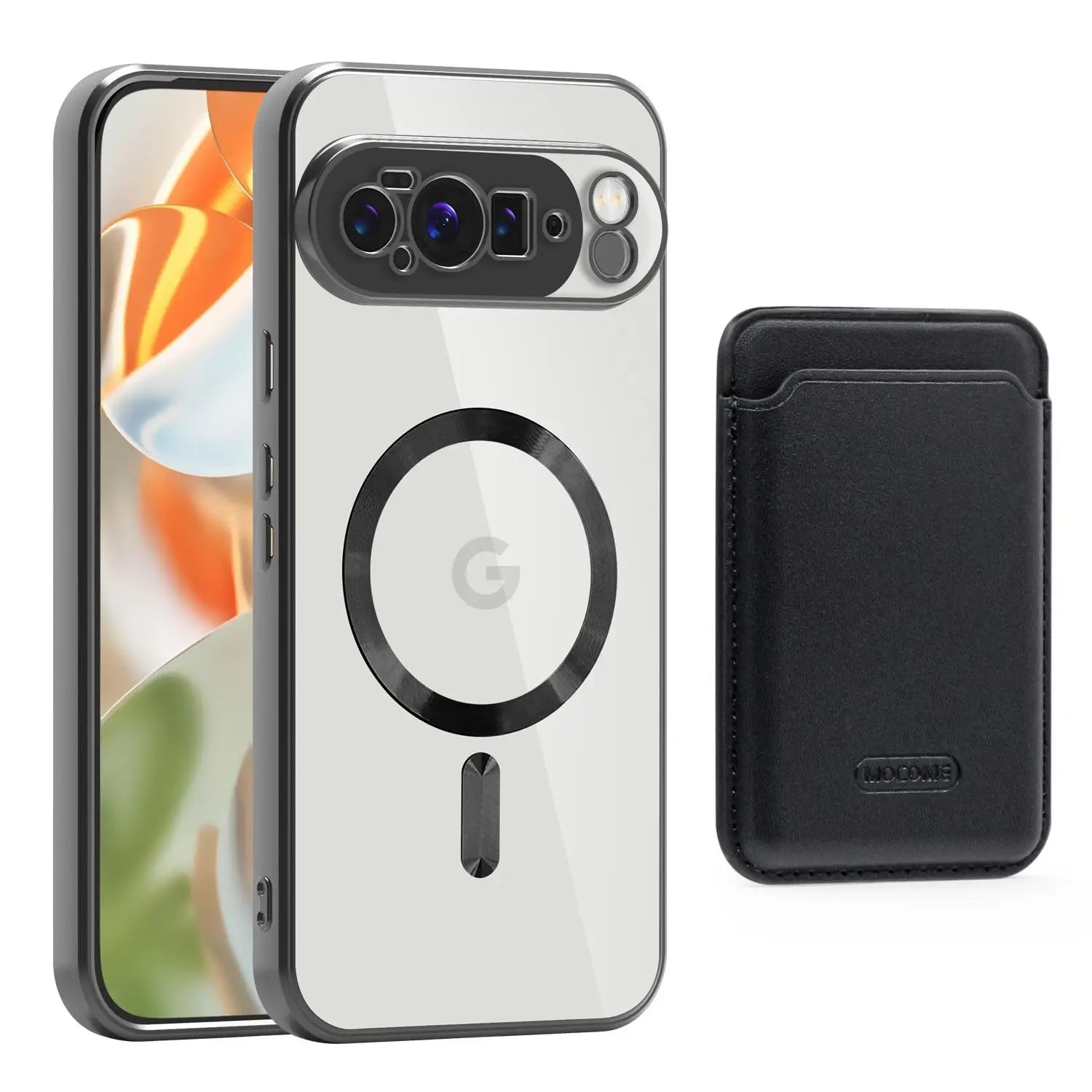 MagSafe Clear Case with Magnetic Wallet