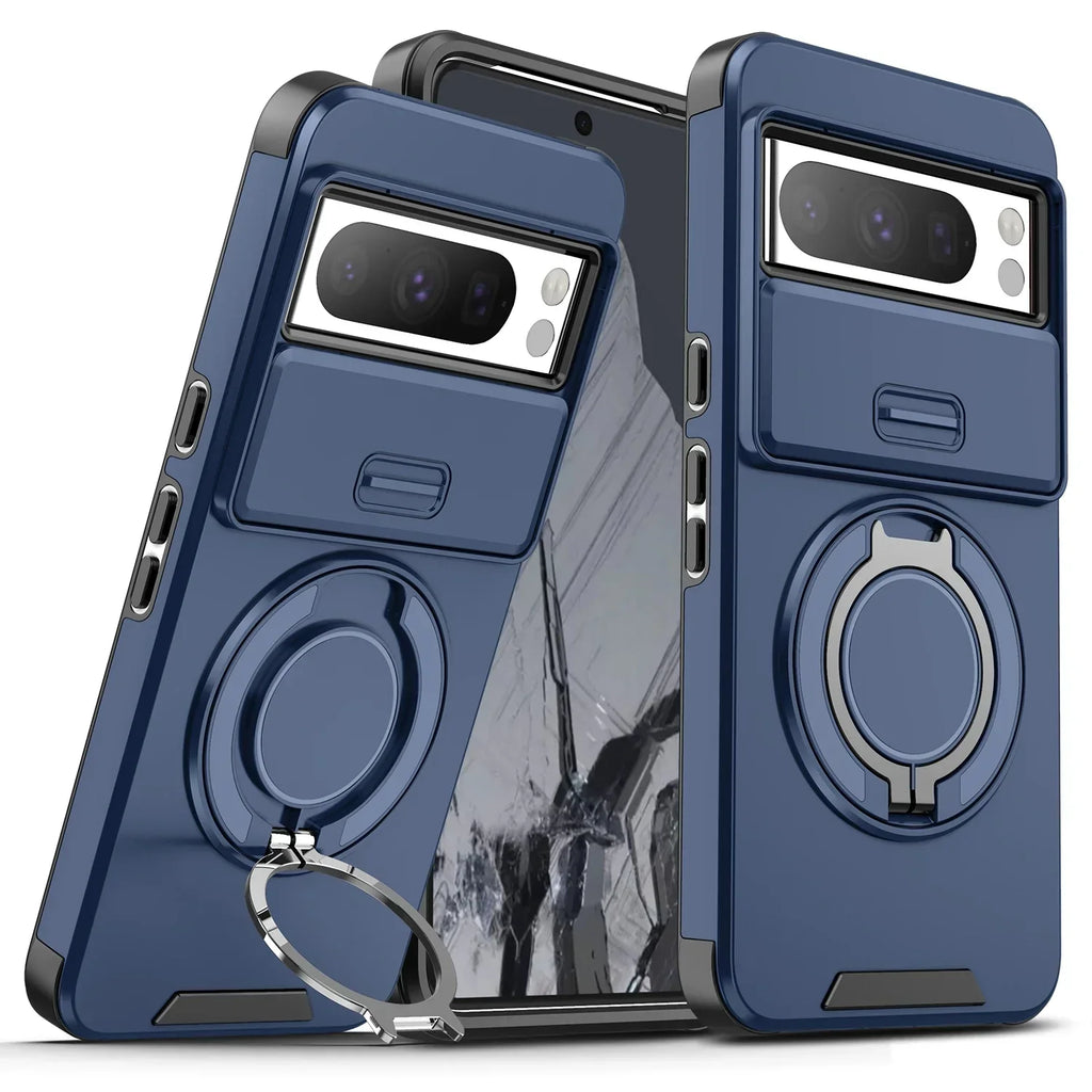 Magnetic Armor Case with Kickstand For Pixel