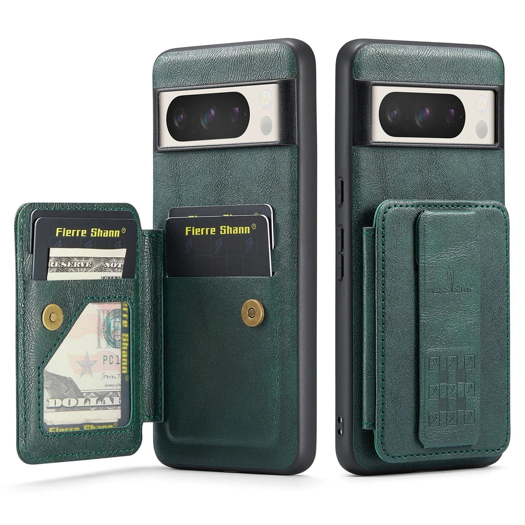 Premium Google Pixel 8A Leather Wallet Case