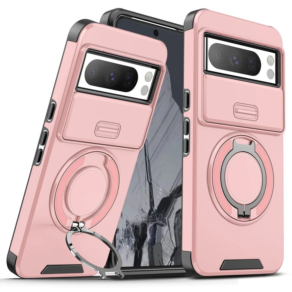 Magnetic Armor Case with Kickstand For Pixel