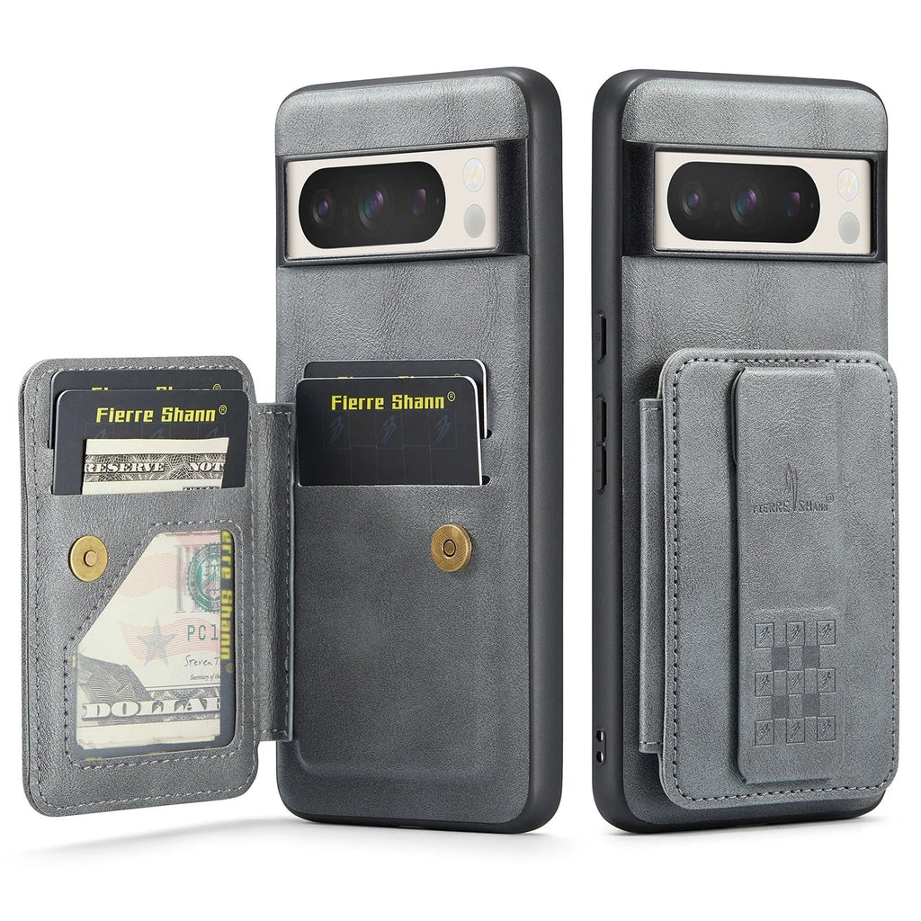 Premium Google Pixel 8A Leather Wallet Case
