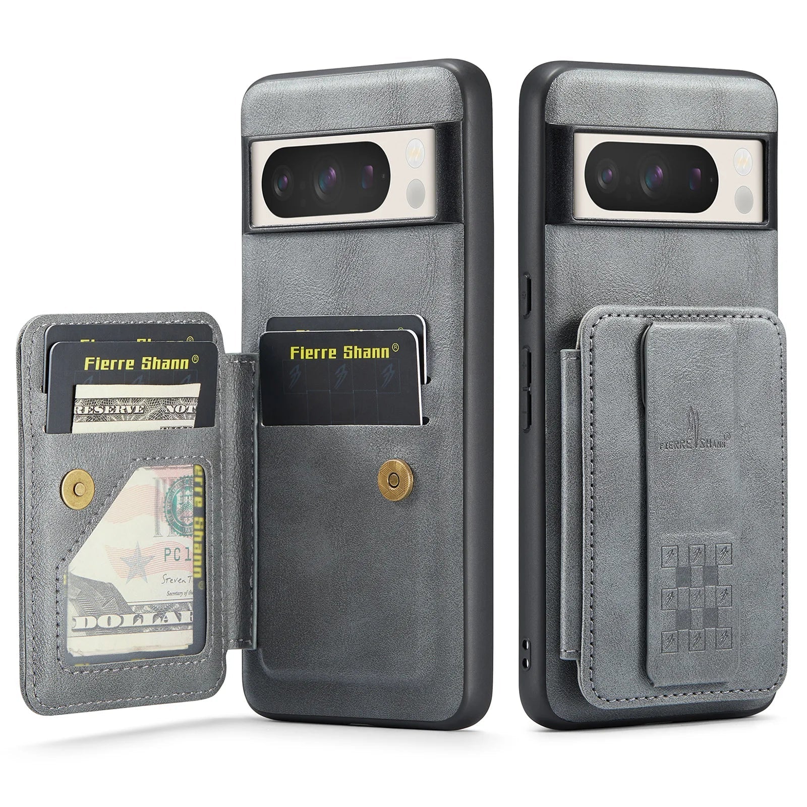 Premium Google Pixel 8A Leather Wallet Case