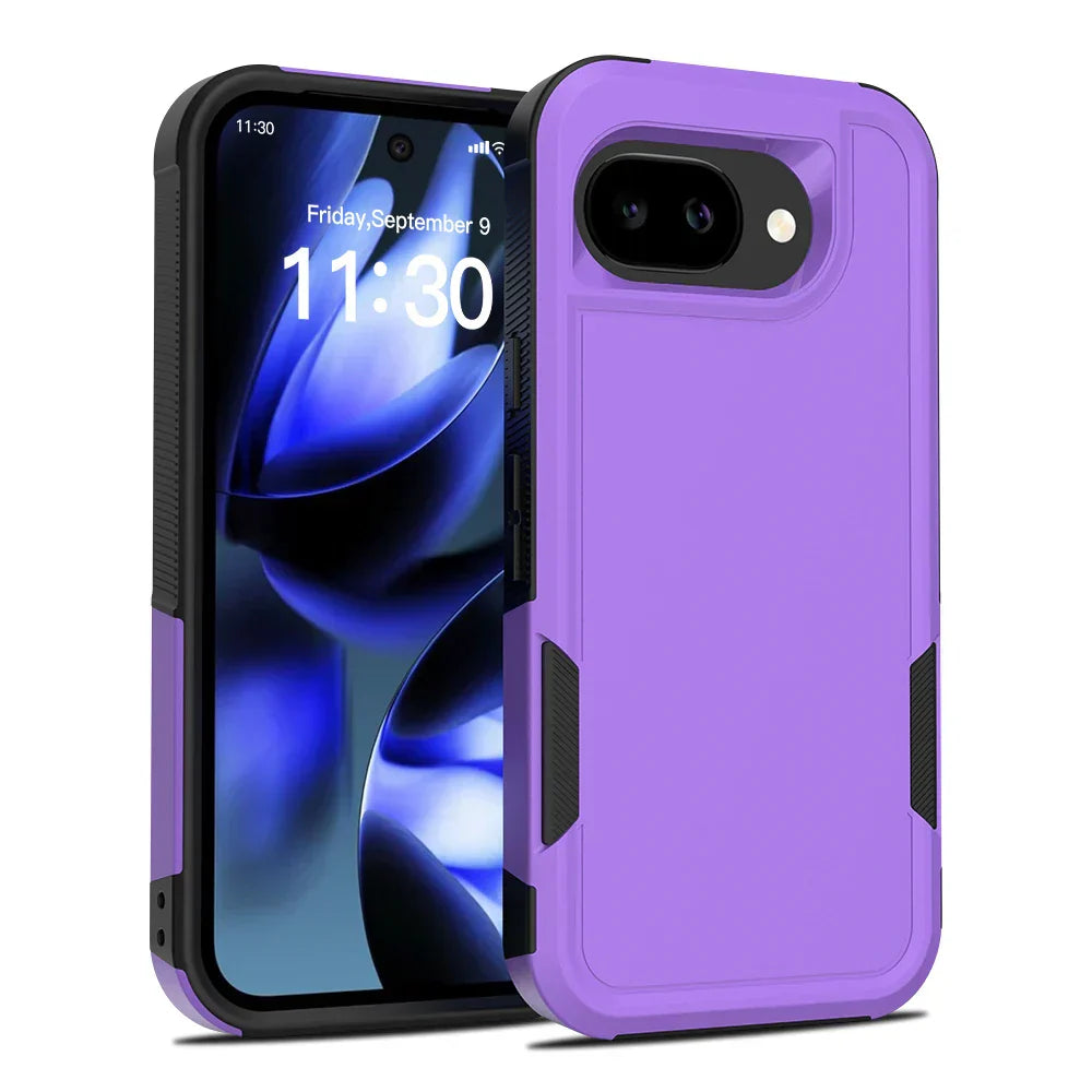 Rugged Armor Case with Grip For Pixel 10a