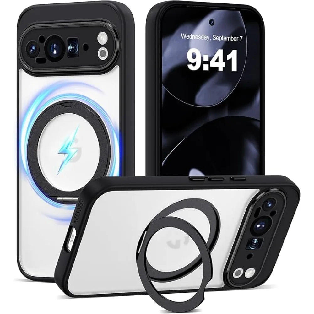 360°Magnetic Ring Stand Case