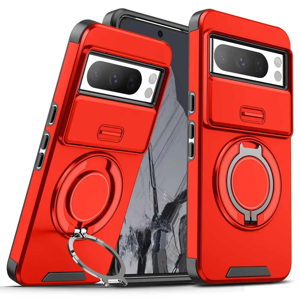 Magnetic Armor Case with Kickstand
