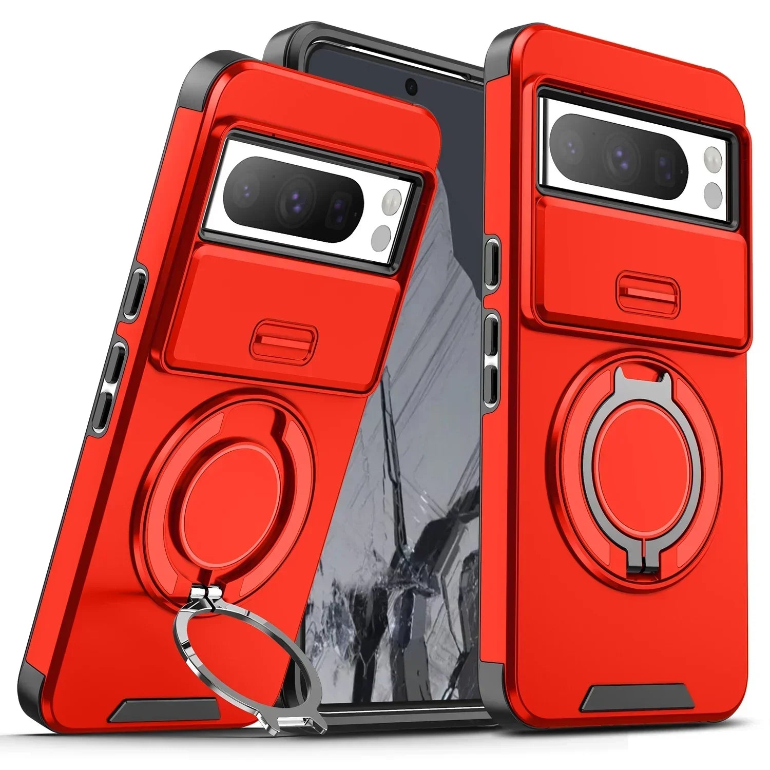 Magnetic Armor Case with Kickstand