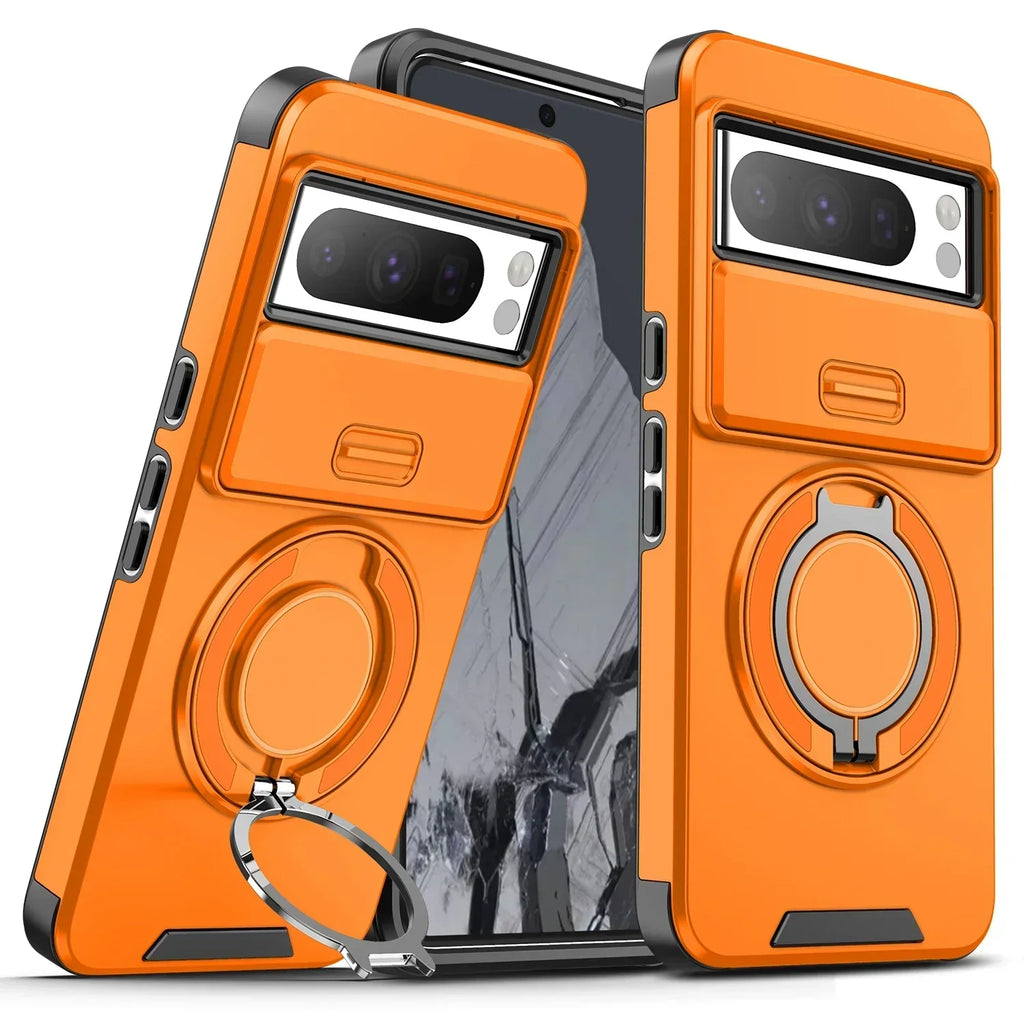 Magnetic Armor Case with Kickstand For Pixel