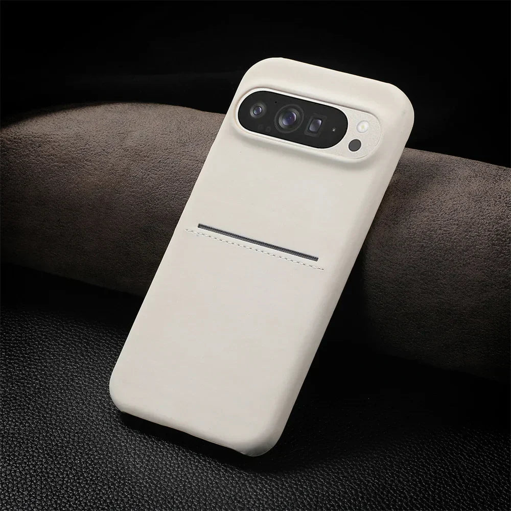 Card Slot Leather Case For Google Pixel Series
