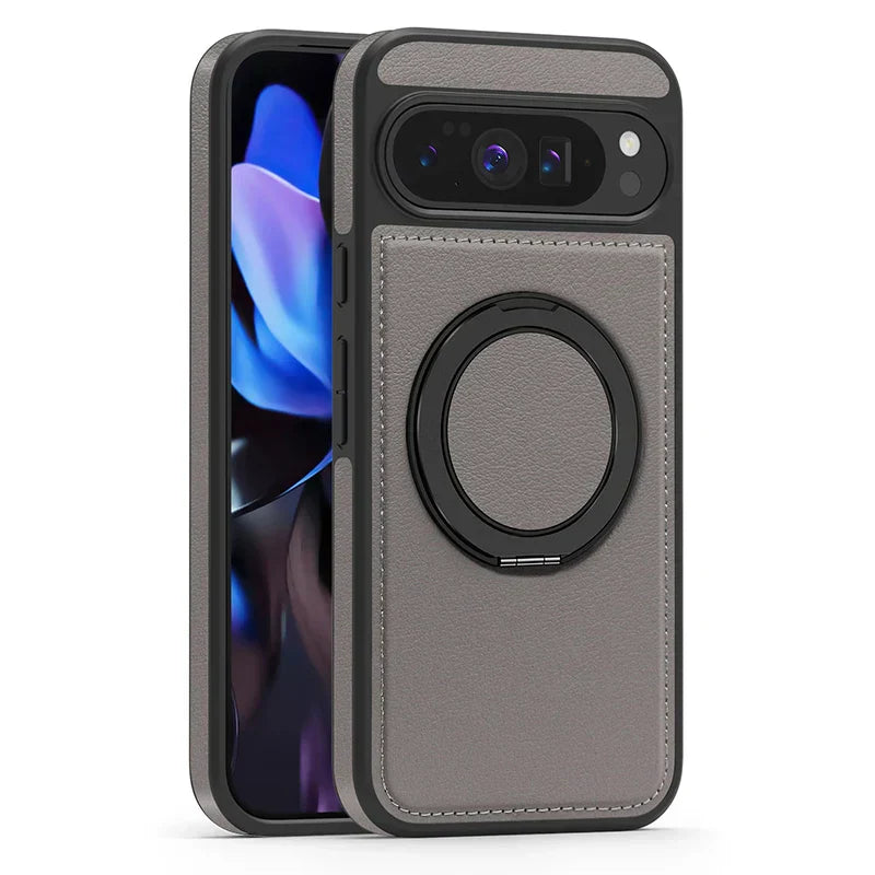 Leather Ring Case with Stand For Pixel