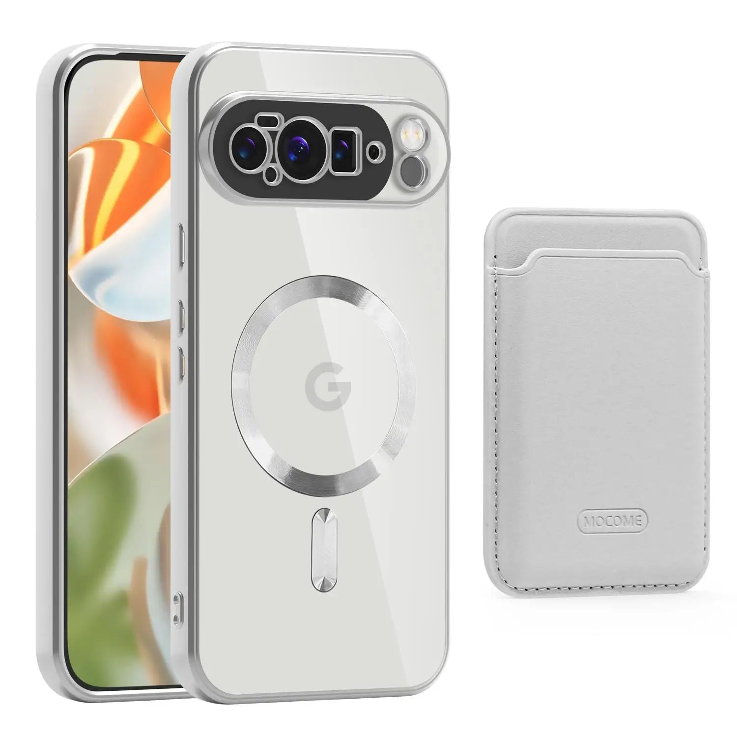 MagSafe Clear Case with Magnetic Wallet