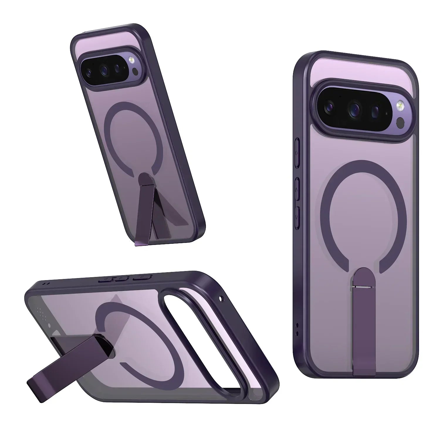 MagSafe Clear Kickstand Case