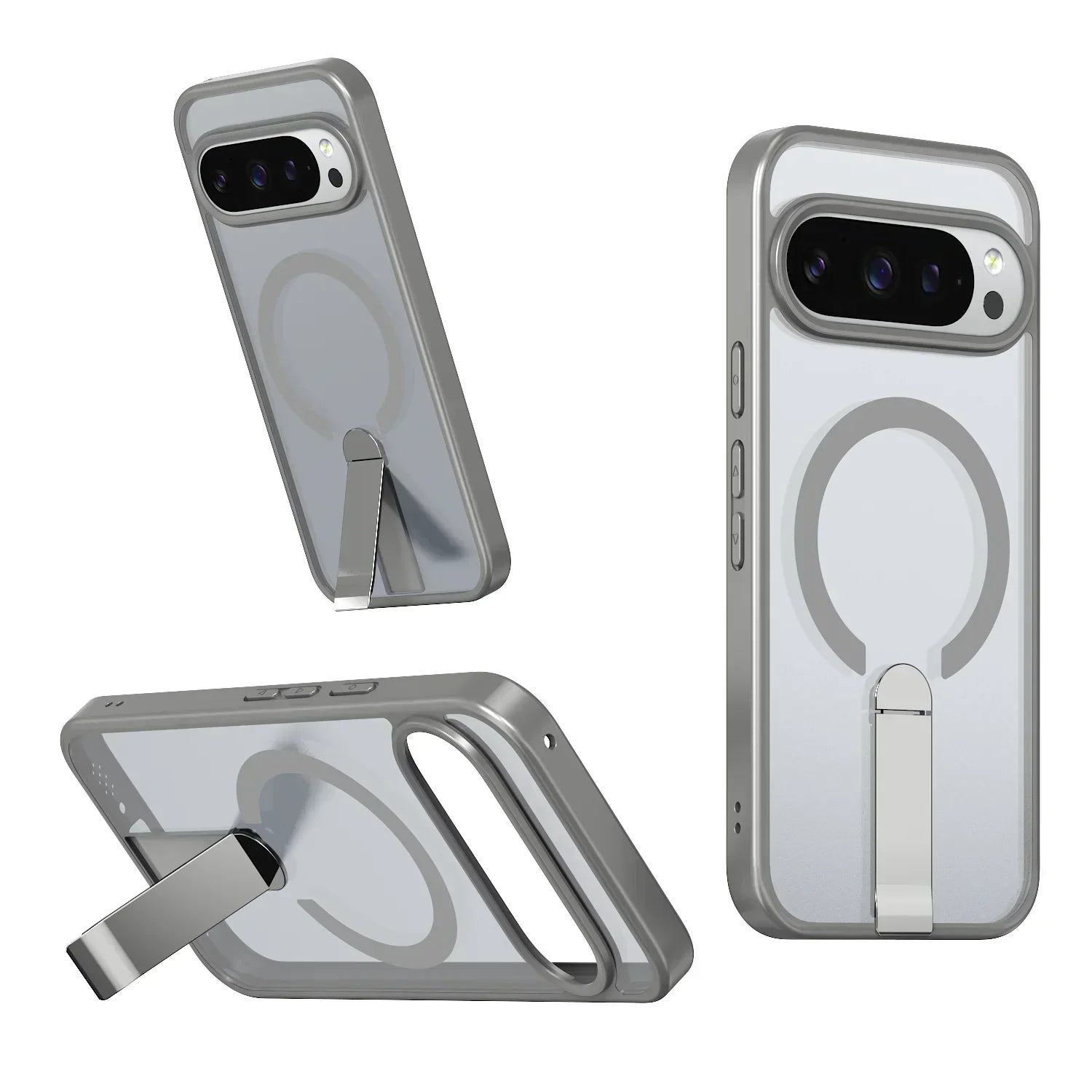 MagSafe Clear Kickstand Case