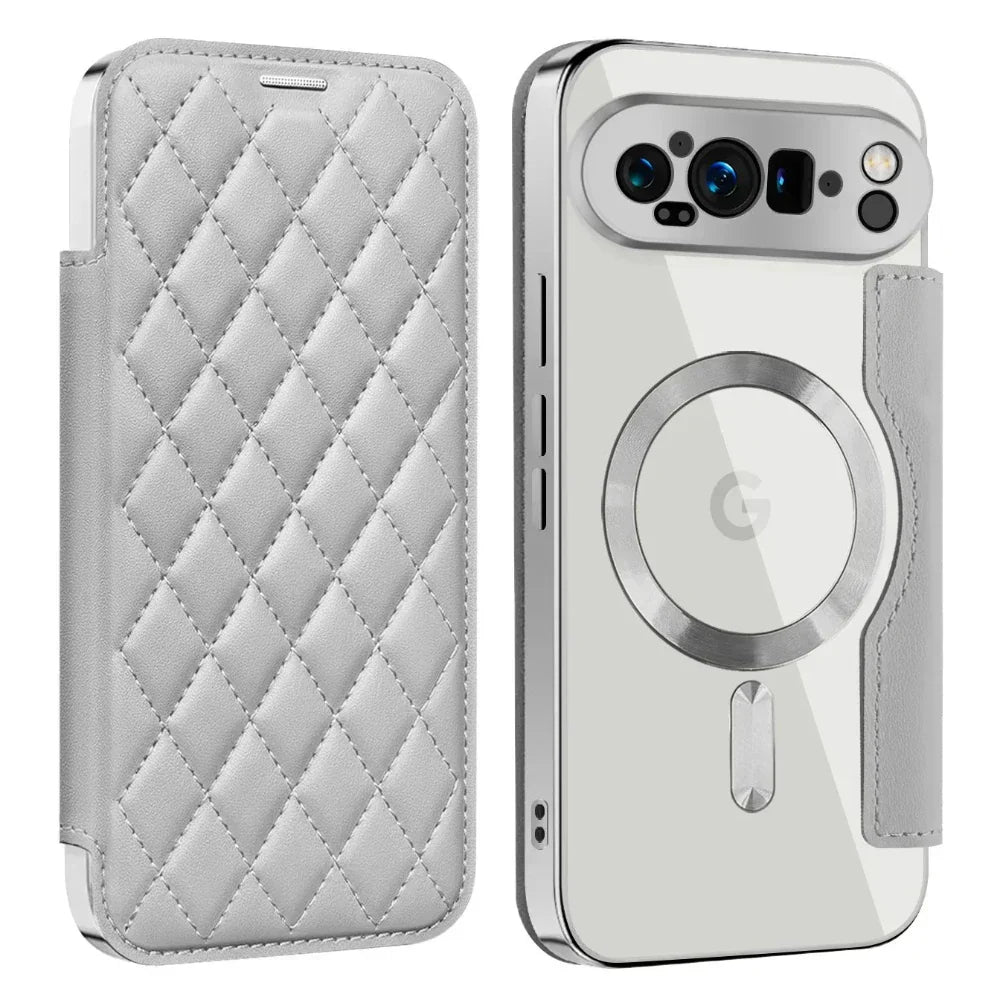 Elegant Leather Wallet Case with MagSafe