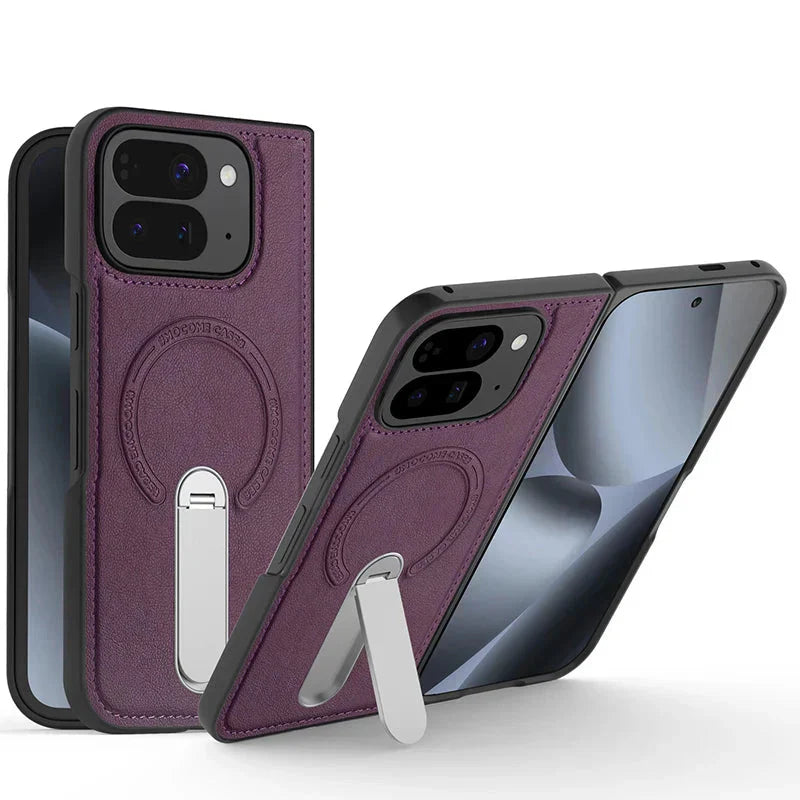 Magnetic Leather Case with Stand For Pixel Fold