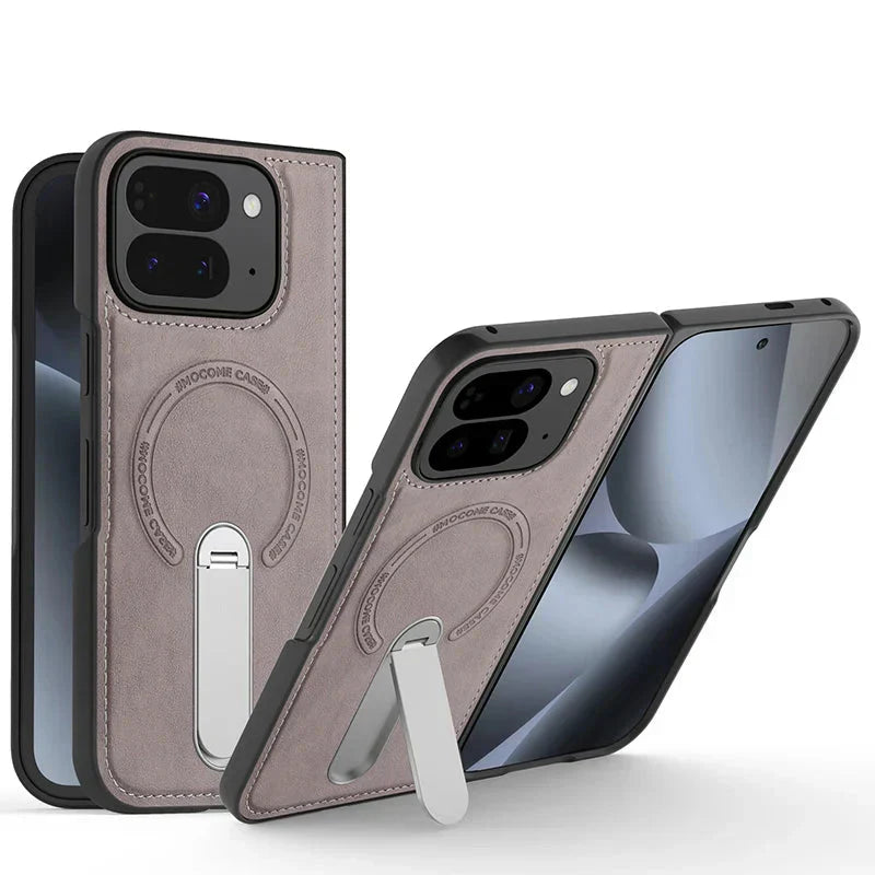 Magnetic Leather Case with Stand For Pixel Fold