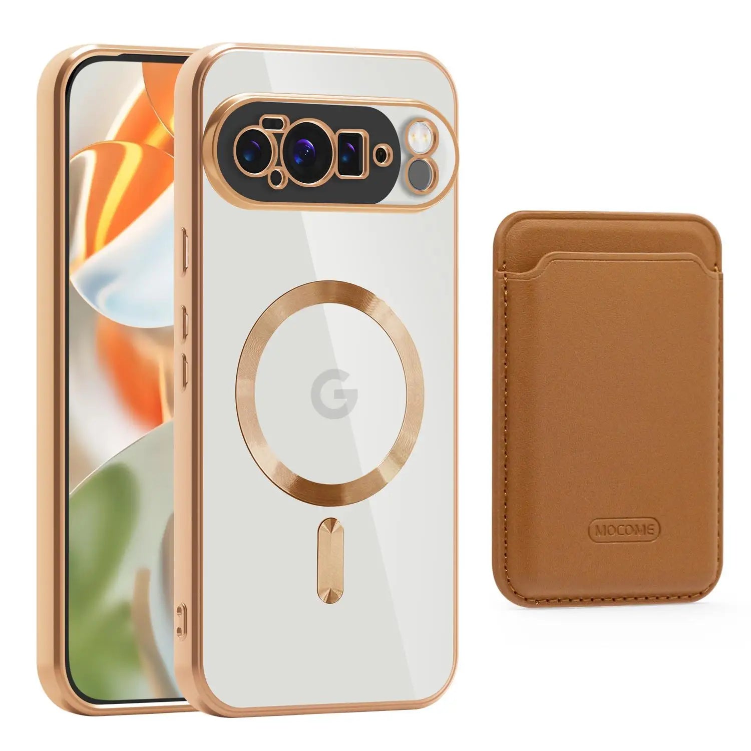 MagSafe Clear Case with Magnetic Wallet