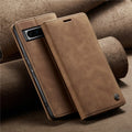 Magnetic Leather Case with Card Holder for Google Pixel Series