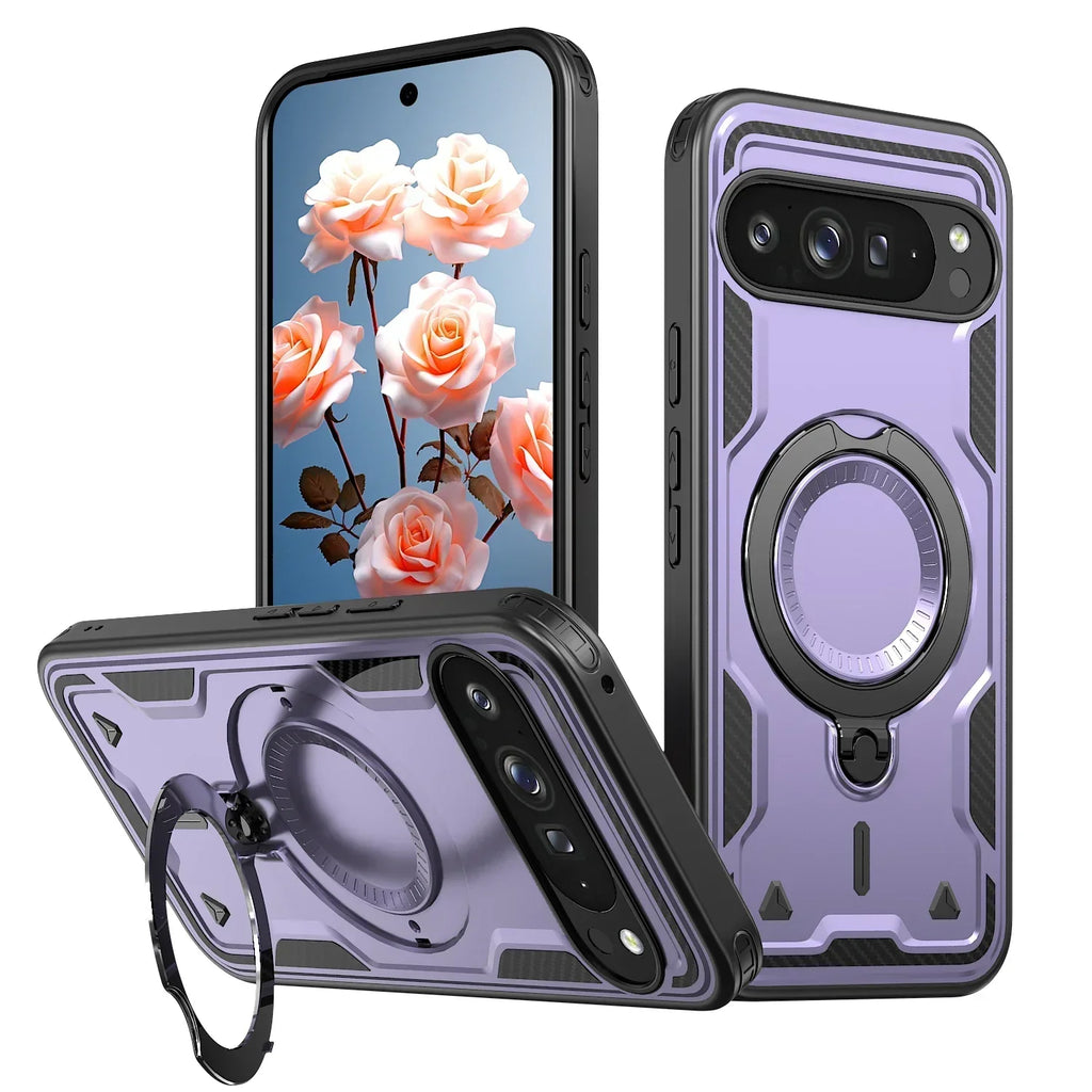 Magnetic Ring Case with 360° Grip