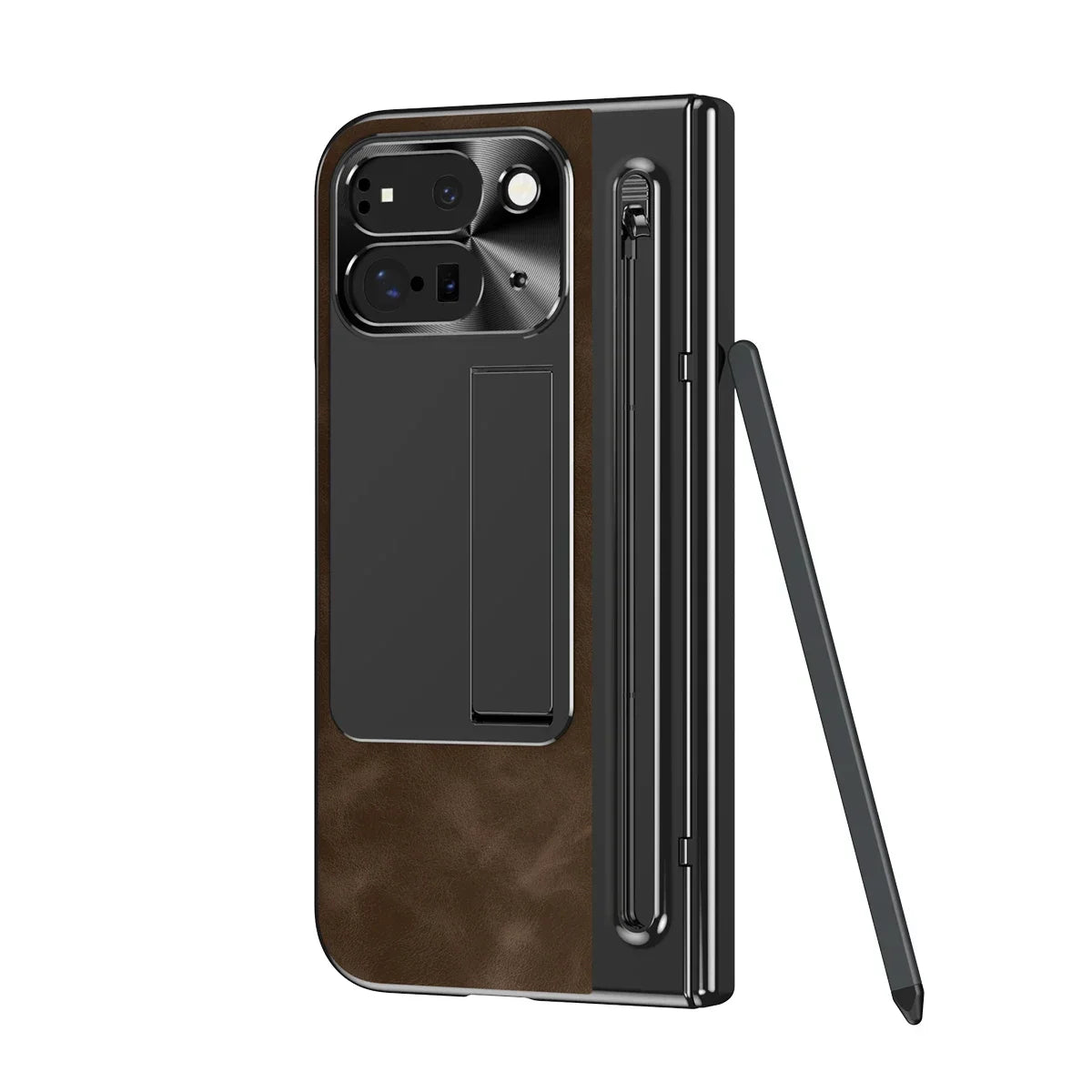 Leather Case With Pen For Pixel 10 Pro Fold