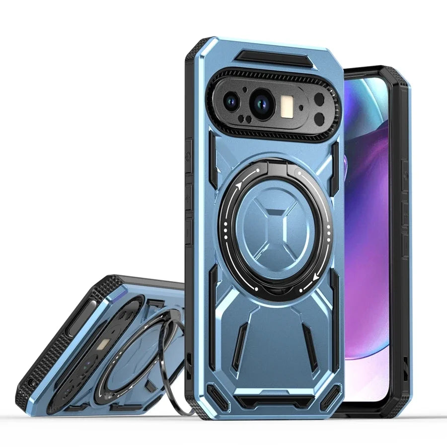Magnetic Armor Case with Ring for Google Pixel Series