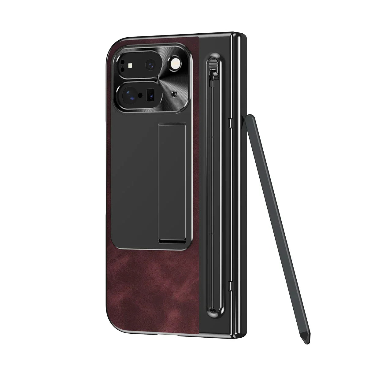 Leather Case With Pen For Pixel 10 Pro Fold