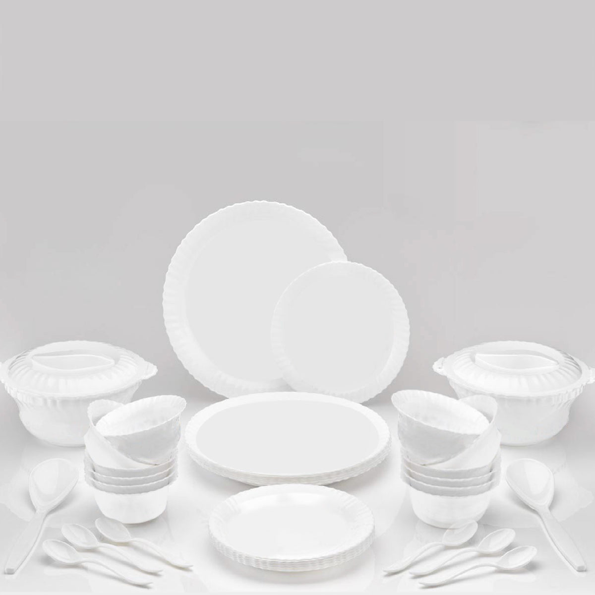 Light Weight Plastic Dinner Set of 36 Pieces