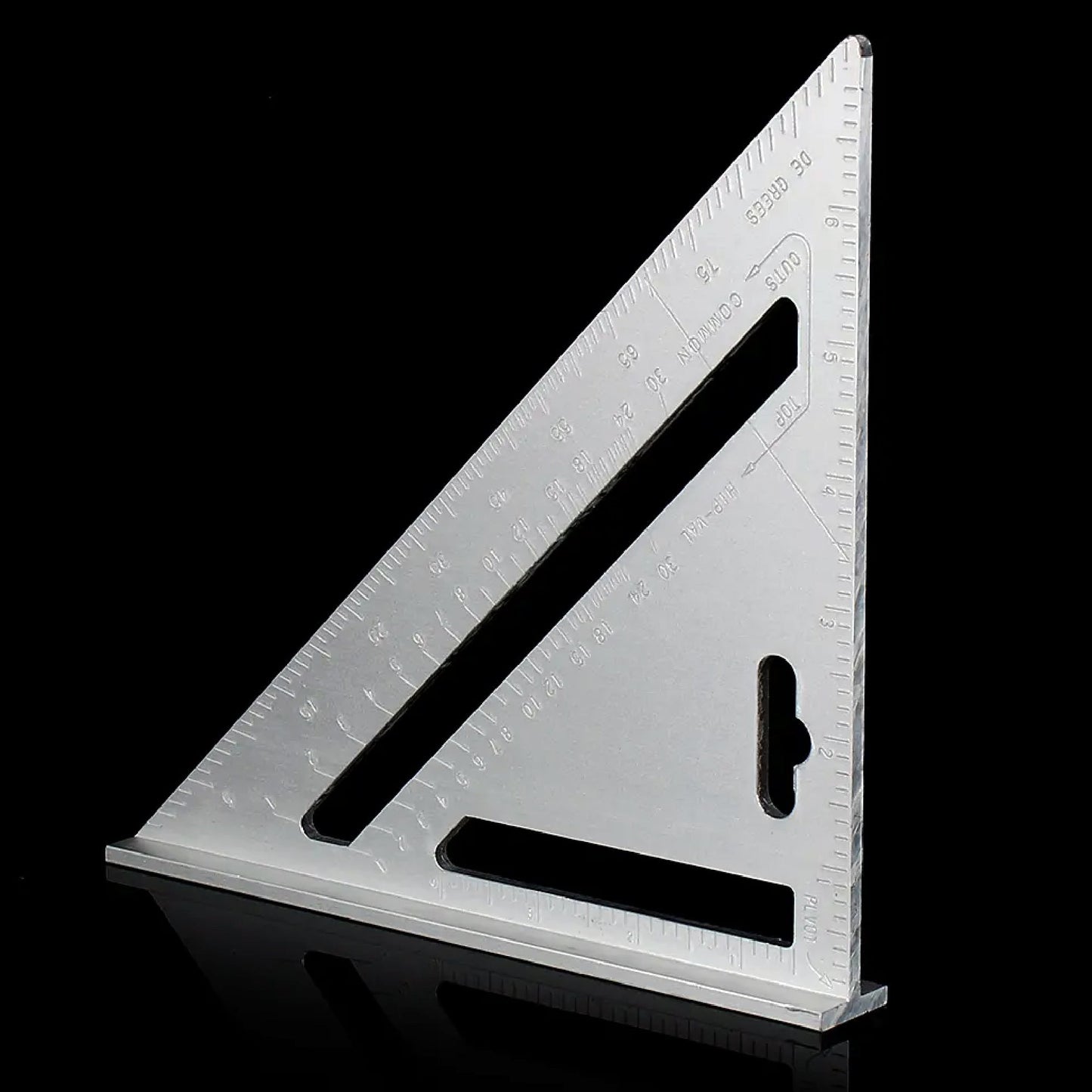 Double Side Scale Triangle Measurement Hand Tool